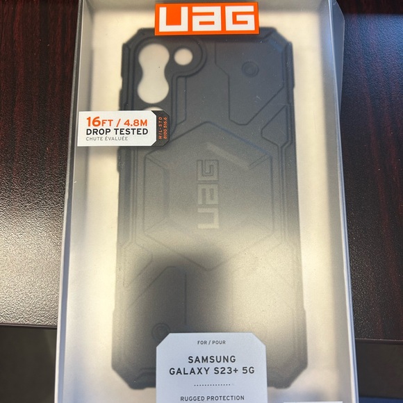 Ag Adriano Goldschmied Black Rugged Case for Samsung Galaxy S23+ 5G - Picture 4 of 4